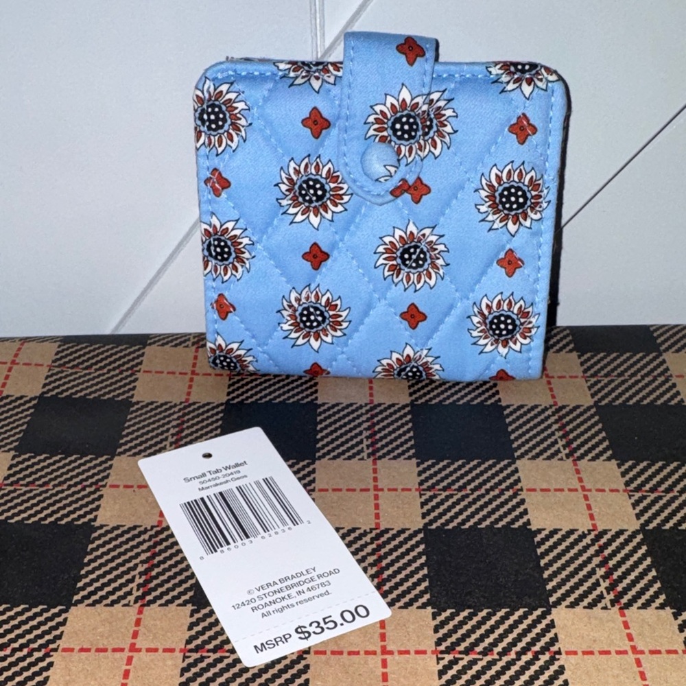 Vera Bradley Marrakesh Geos small tab wallet